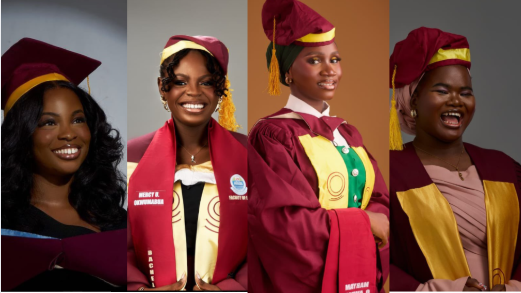 Photo collage of top performers in the Faculty of Law