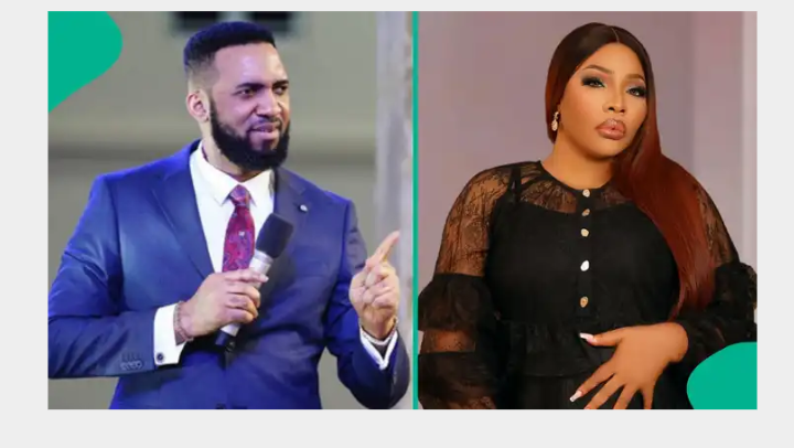 Photo collage of Pastor Chris Okafor and Doris Ogala