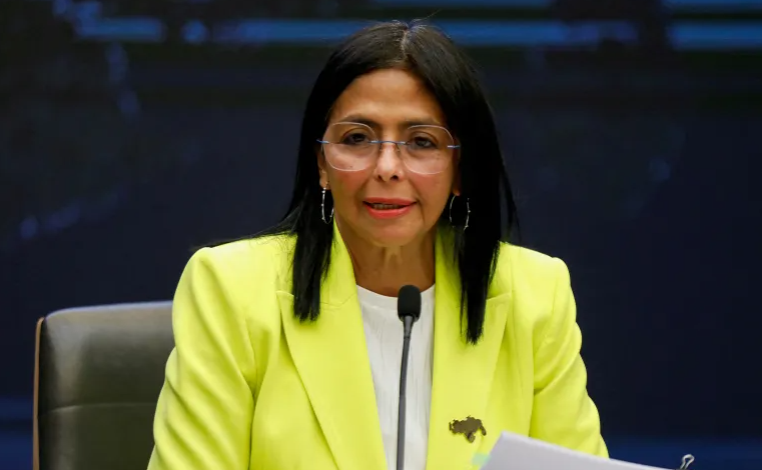 Venezuela's interim President Delcy Rodriguez. Source: Leonardo Fernandez Viloria/Reuters