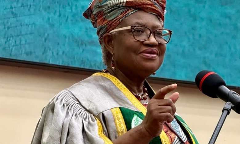Dr Ngozi Okonjo-Iweala at Ahmadu Bello University’s ceremony. Photo source: NOIweala on X