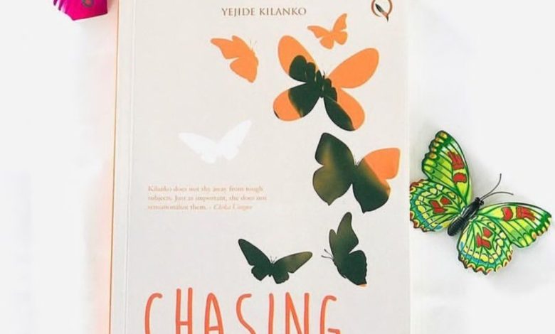 Chasing Butterflies by Yejide Kilanko. Photo credit: Booksellers on IG