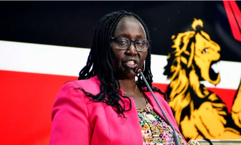 Gender, Culture and Children Services Cabinet Secretary Hannah Cheptumo. Source: Francis Nderitu - Nation Media Group