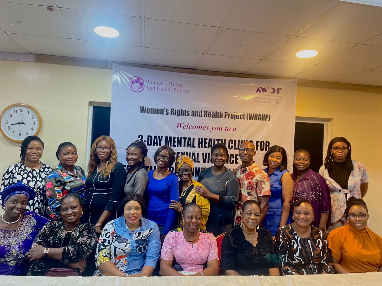 Participants at the training