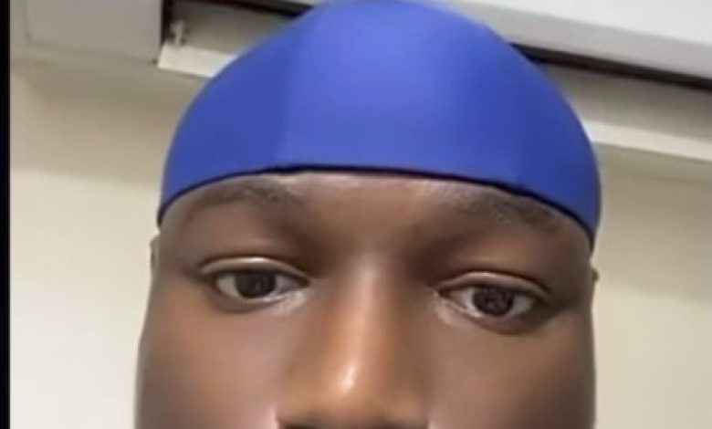 Alleged picture of Araromi Emmanuel. Photo credit: Ay_omii on X handle