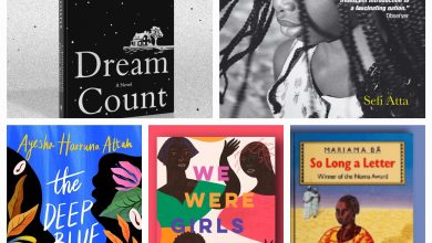 Photo collage of African Books