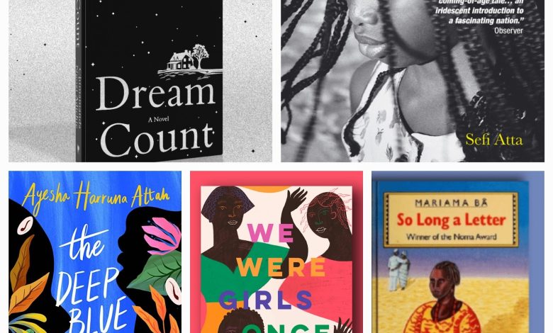 Photo collage of African Books