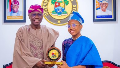 Esther Etiyemonu Becomes Lagos State One-Day Governor 17 Esther Etiyemonu and Governor Babajide Sanwo-Olu. Source: Sanwo-Olu's X handle