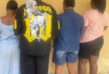 NAPTIP Busts Human Trafficking Ring in Onitsha Hotel, Rescues 17 Victims 7 4 suspects arrested for trafficking underage girls. Photo source: Nigeria stories on X