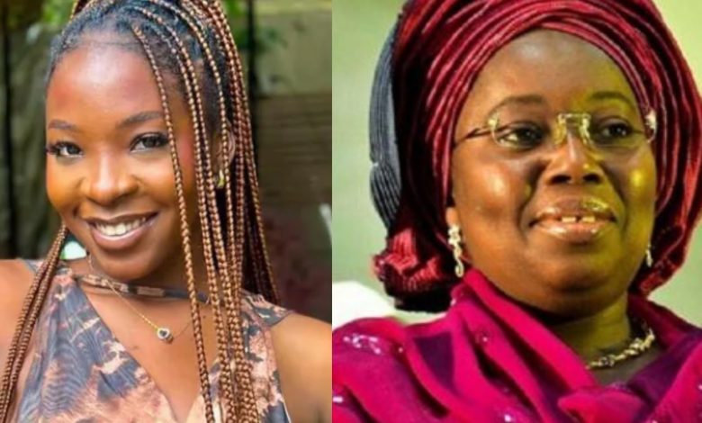 A collage of the victim, Ifunaya Nwangene, and the lawmaker who facilitated the policy, Senator Idiat Adebule.