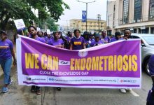 A photo of an endometriosis campaign. Photo source: Business Post Nigeria