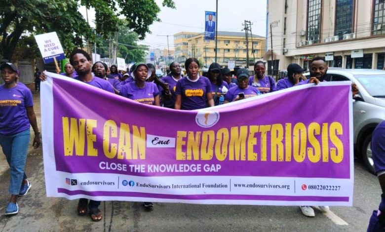 A photo of an endometriosis campaign. Photo source: Business Post Nigeria