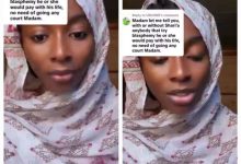 The picture of the non-muslim woman. Photo credit: NFM