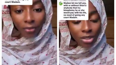 The picture of the non-muslim woman. Photo credit: NFM