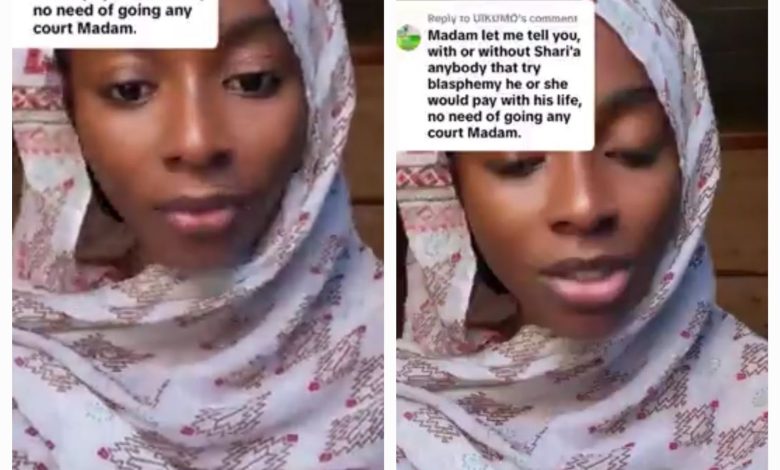 The picture of the non-muslim woman. Photo credit: NFM