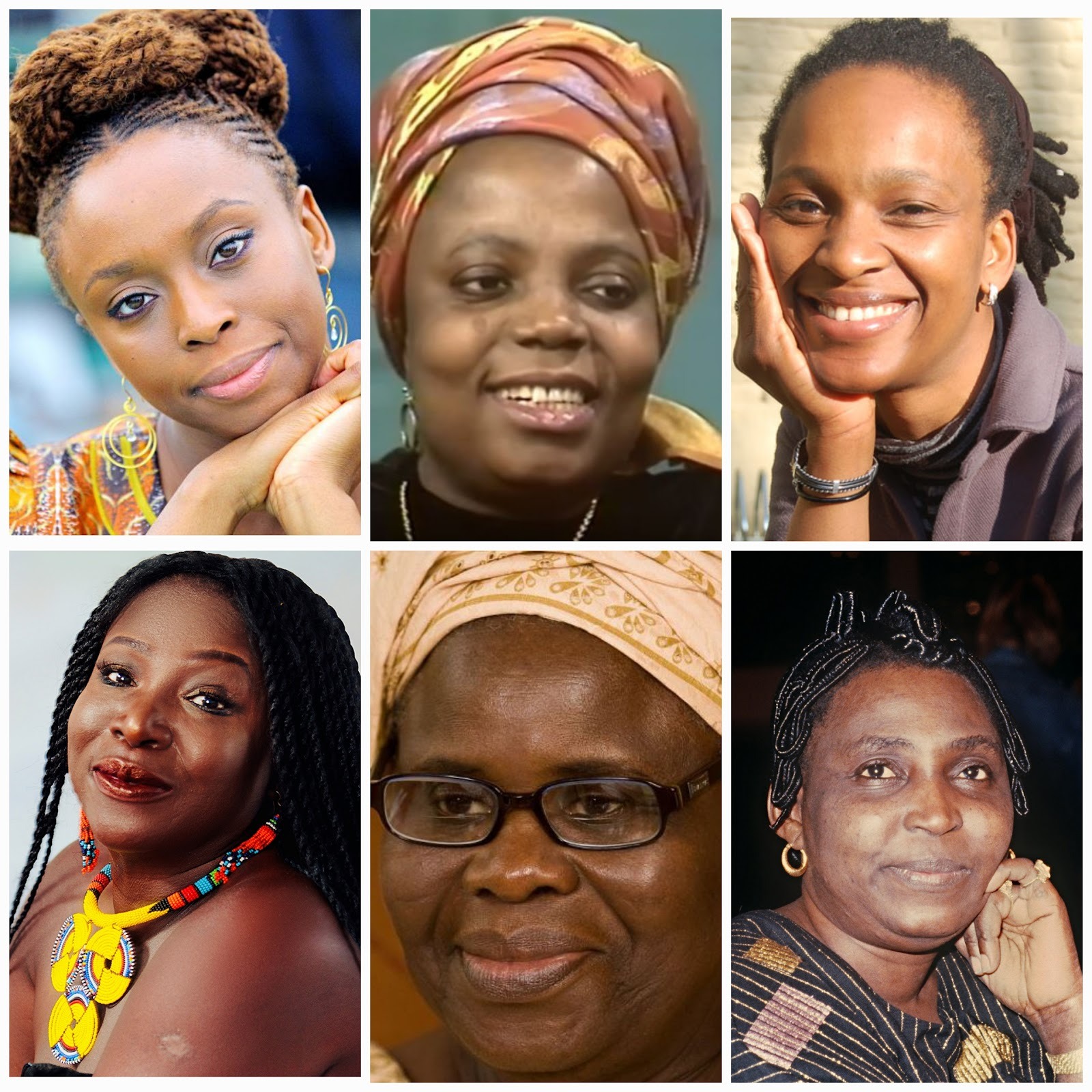 Collage picture of African Feminists Authors. Photo credit: NFM