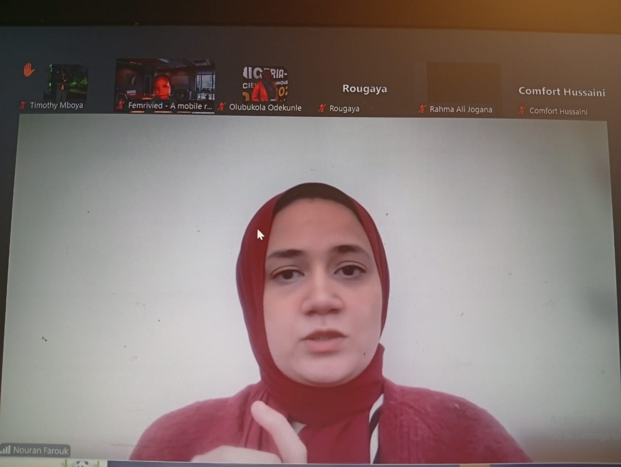 Nouran Farouk. Photo Source: Femrivied