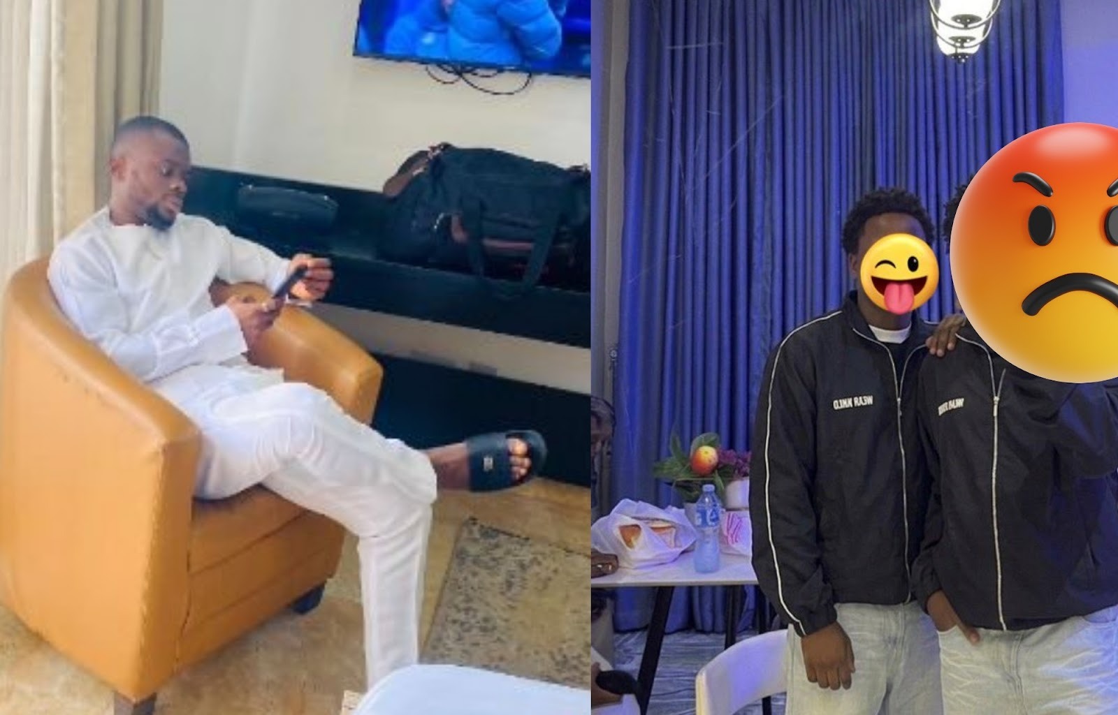 From Left to Right: Dr Danny2030 and Justranky with Emoji