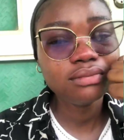 Screenshot from video of the teacher explaining the incident