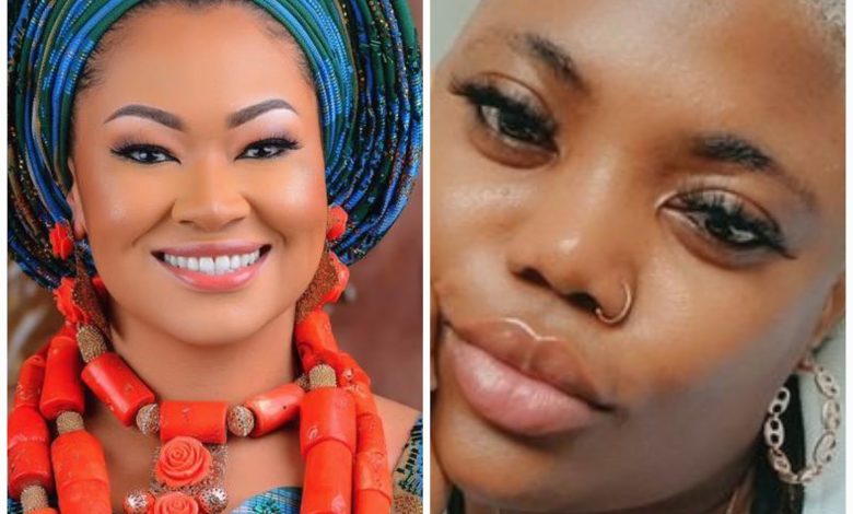 A collage of Senator Natasha Akpoti-Uduaghan and Izzy Ogbeide. Photo credit: NFM