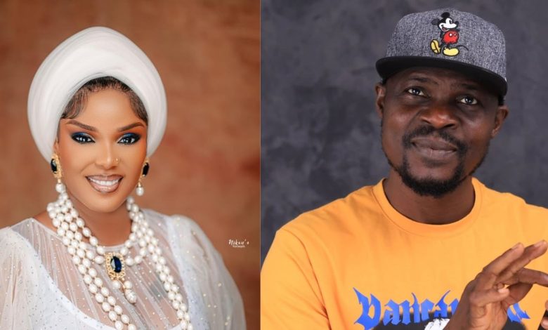 A Collage of Iyabo Ojo and Convicted Rapist Baba Ijesha