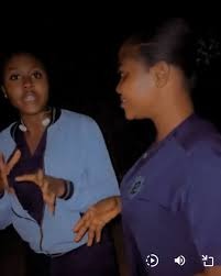 Caption: Screenshot of the nurses