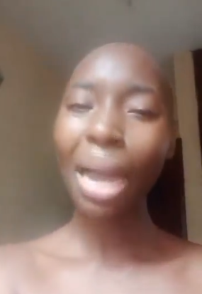 Screenshot from video of surrogate mother explaining her experience