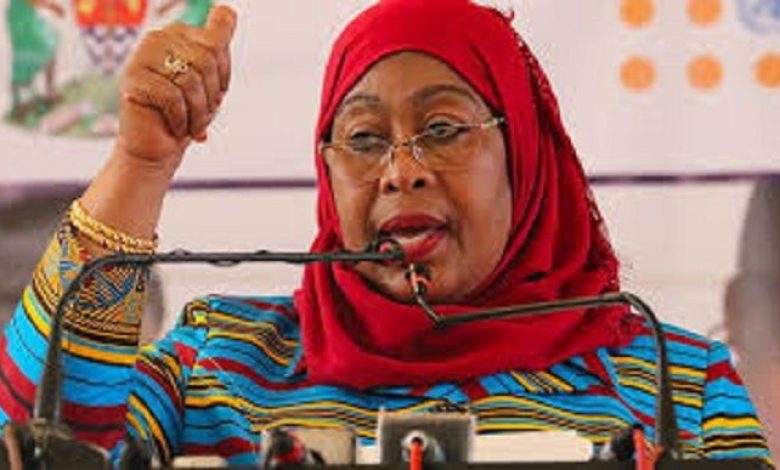 Tanzanian President Samia Suluhu Hassan. Source: Twitter