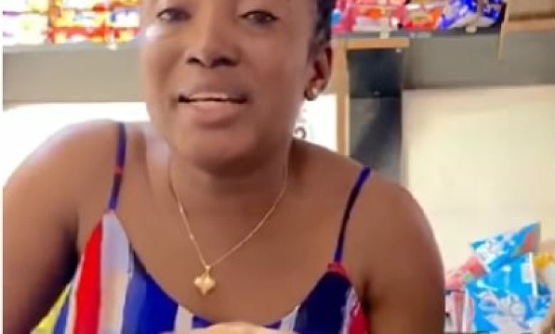 Screenshot from video of the business woman raising concerns over a loaf of bread