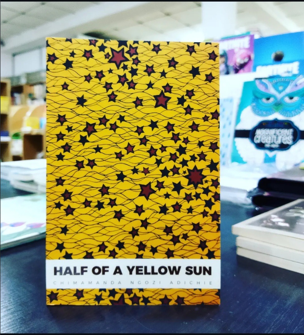Half of A Yellow Sun by Chimamanda Ngozi Adichie. Photo credit: Instagram