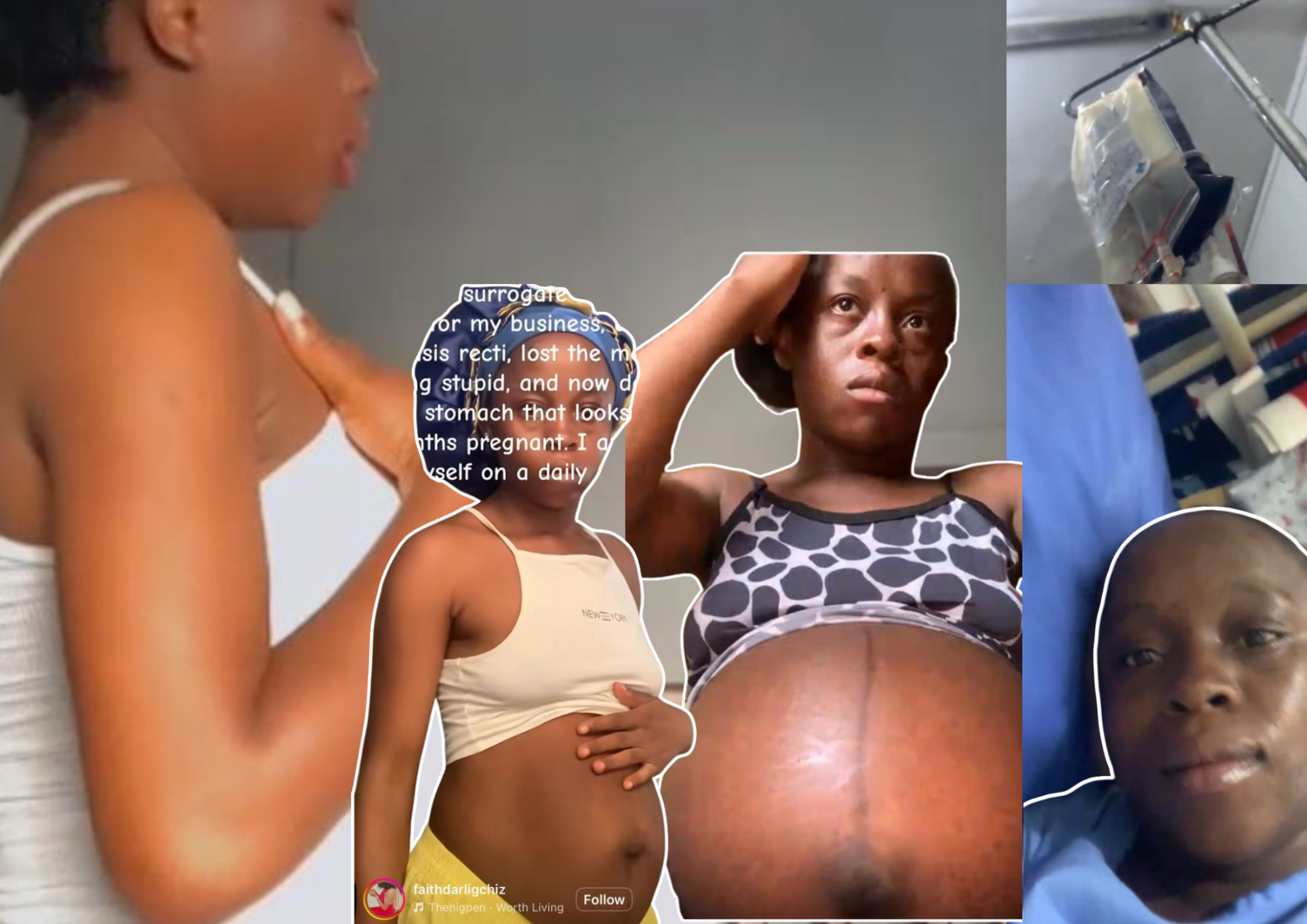 An image illustrating Ifeyinwa’s journey as a surrogate. Photo credit: Naija Feminists Media