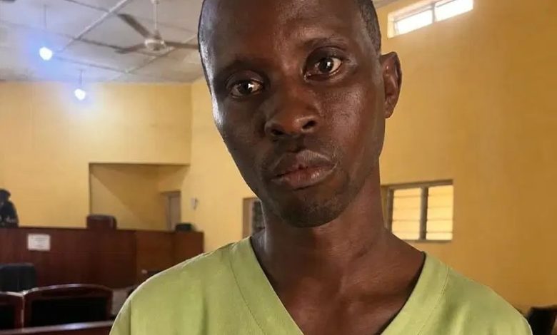 The convict, Edidiong Nyojole. Photo credit: Vanguard newspaper