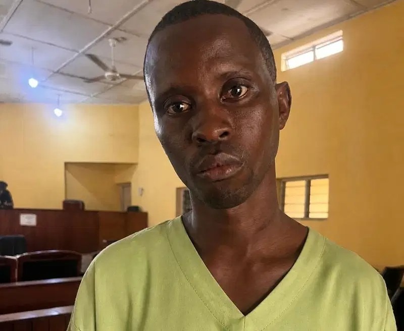 The convict, Edidiong Nyojole. Photo credit: Vanguard newspaper