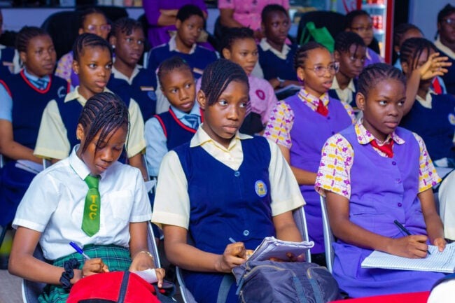 Nigerian secondary school girls. Photo credit: web