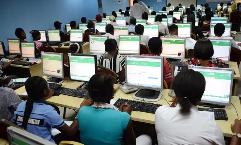 Candidates writing UTME. Photo credit: Web
