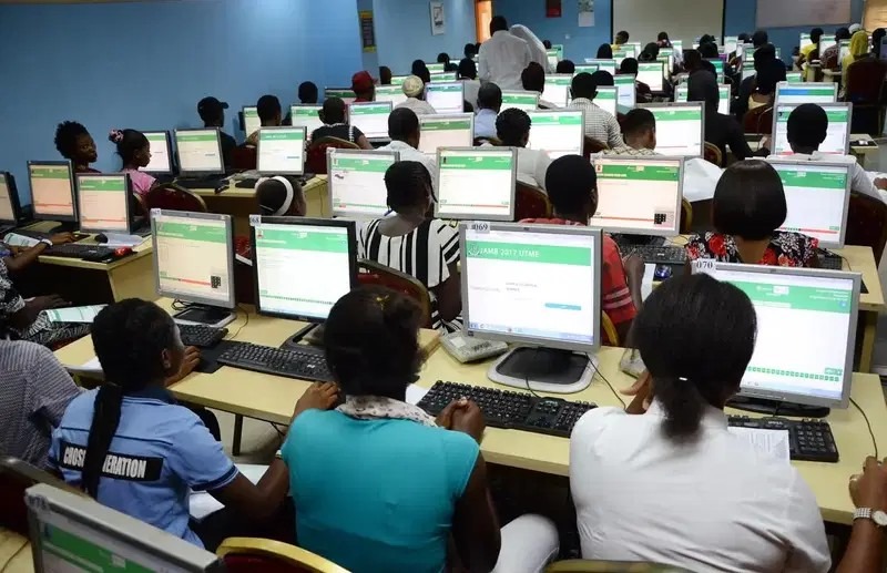 Candidates writing UTME. Photo credit: Web