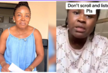 A screenshot from video of Nigerian women reviewing products 