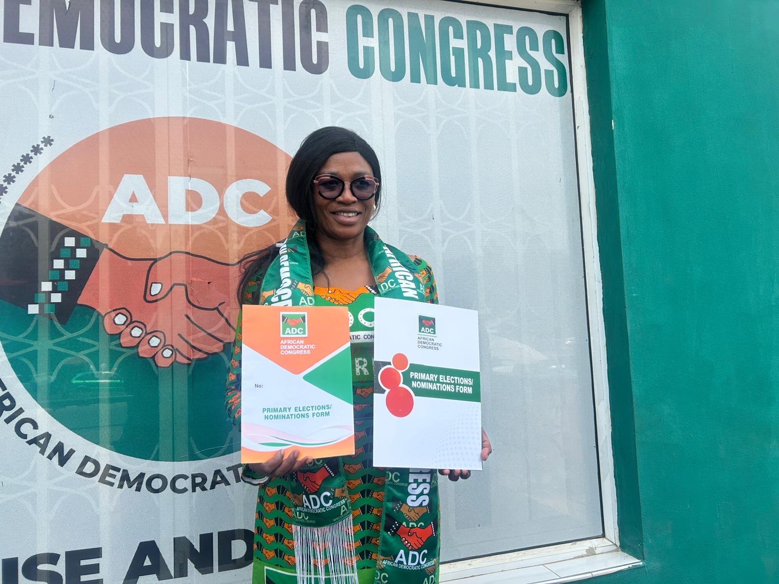 Princess picks ADC nomination form to contest for Lagos State governorship election