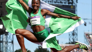 The world record holder, Tobi Amusan. Photo source: Ihurdle_33.0inches on Instagram