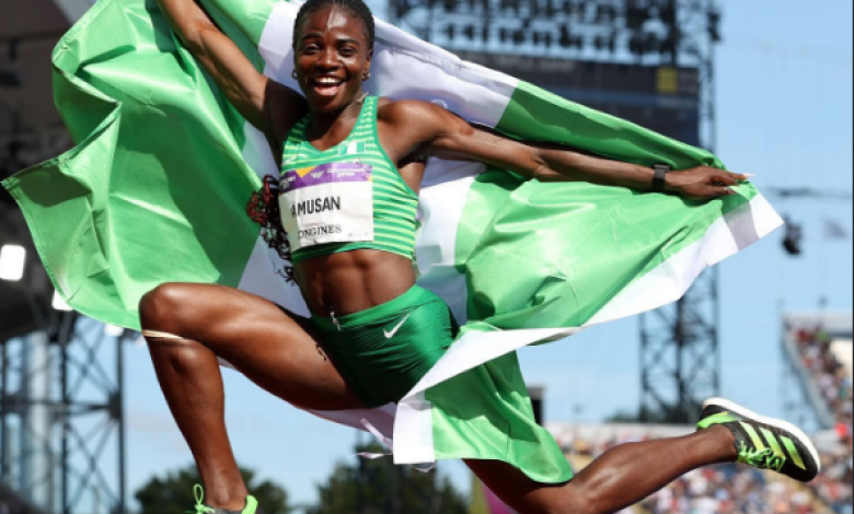 Tobi Amusan Claims Silver at Xiamen Diamond League with Season’s Best Performance 1 The world record holder, Tobi Amusan. Photo source: Ihurdle_33.0inches on Instagram