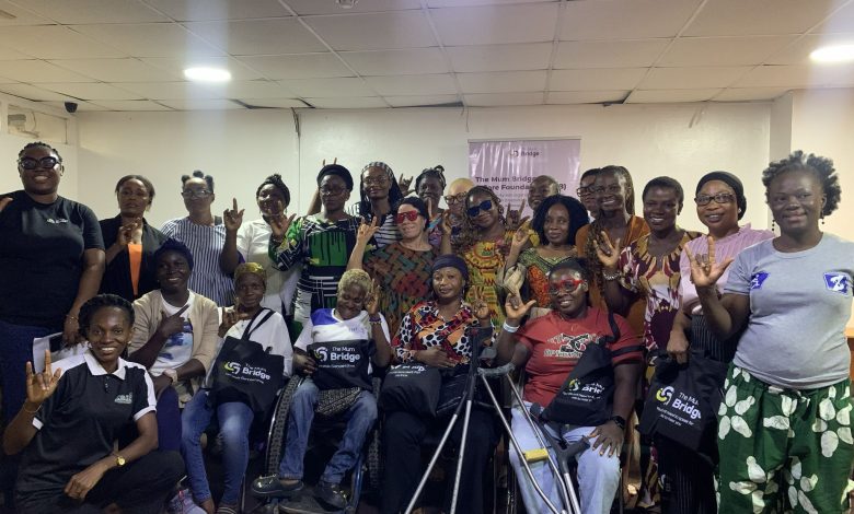 The Mum Bridge hosts the first physical event in Lagios. Photo Credit: Naija Feminists Media