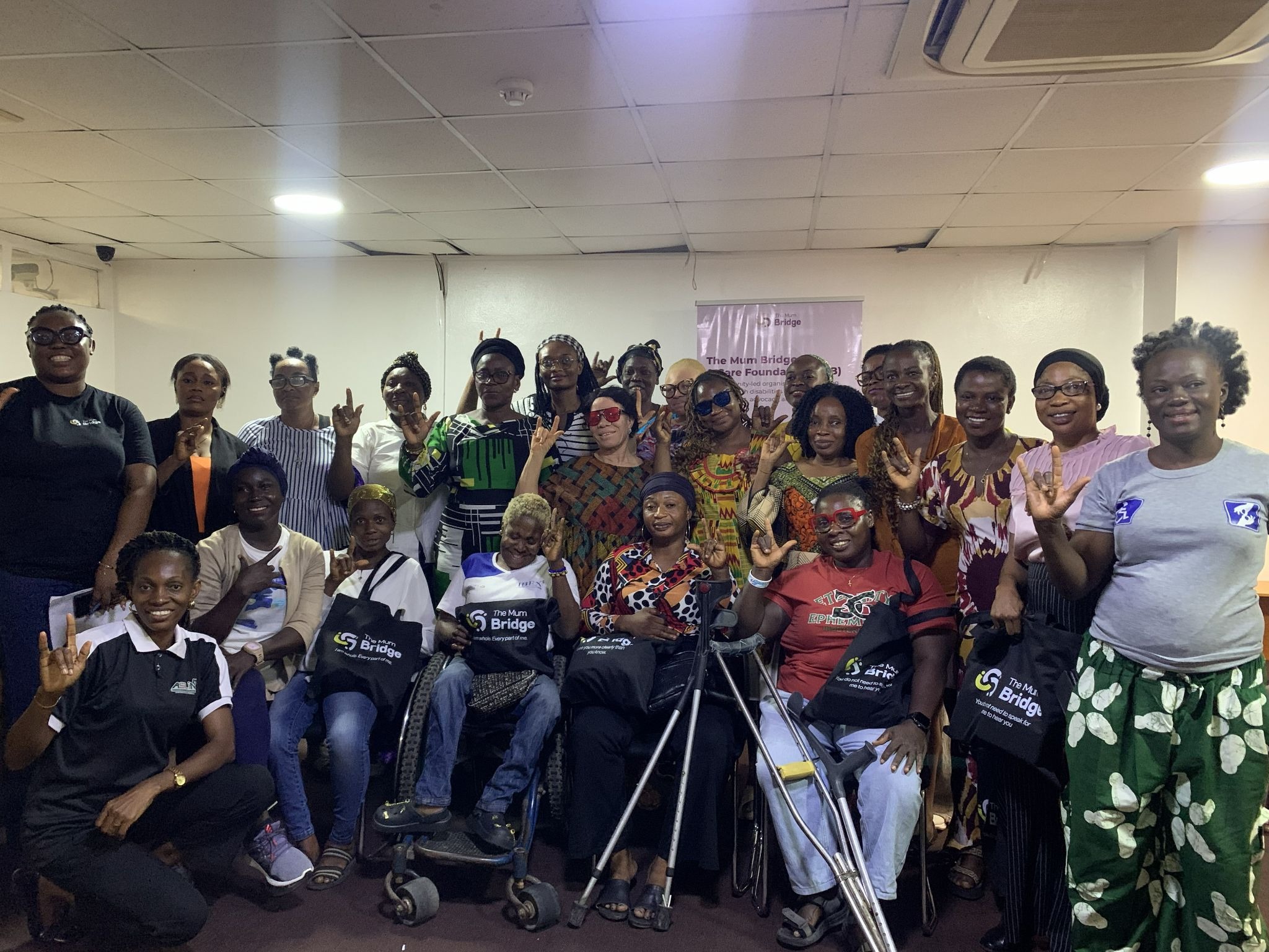 The Mum Bridge hosts the first physical event in Lagios. Photo Credit: Naija Feminists Media