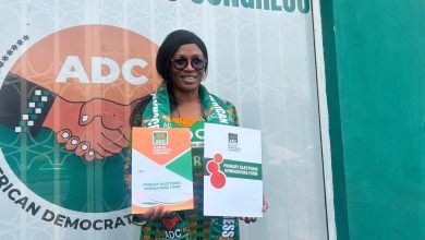 Princess picks ADC nomination form to contest for Lagos State governorship election