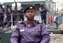 Navy Lieutenant Queeneth Ofor. Photo credit: Al-Jazeerah 