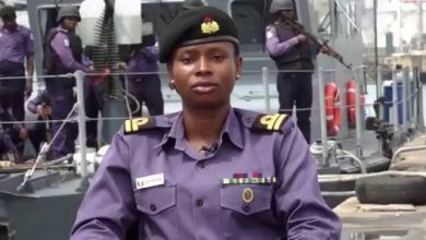 Navy Lieutenant Queeneth Ofor. Photo credit: Al-Jazeerah 