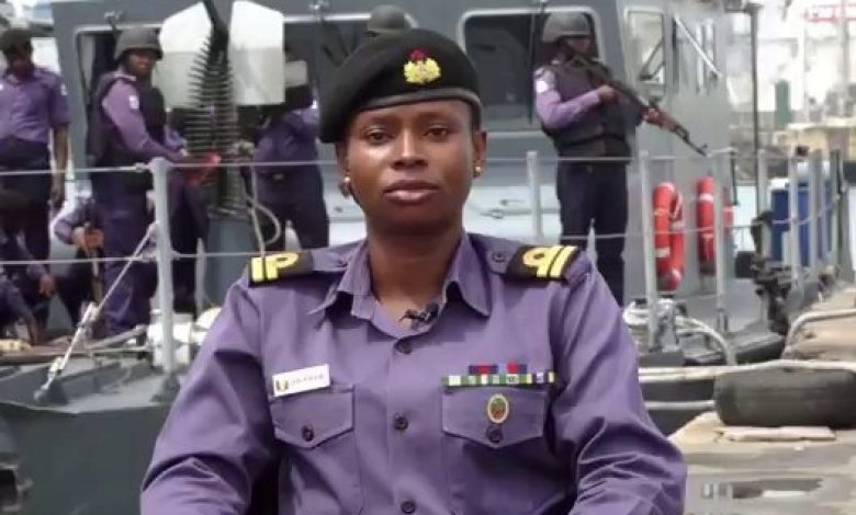 Navy Lieutenant Queeneth Ofor. Photo credit: Al-Jazeerah 