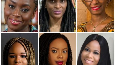 A collage of Award-winning authors and best booksellers Photo credit: NFM