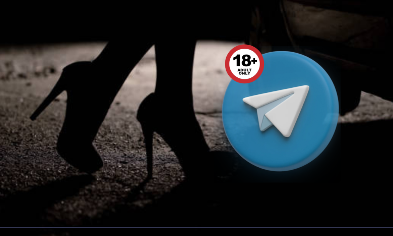 An image illustrating prostitution on Telegram. Photo credit: DUBAWA