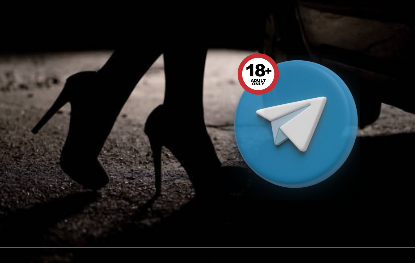 An image illustrating prostitution on Telegram. Photo credit: DUBAWA