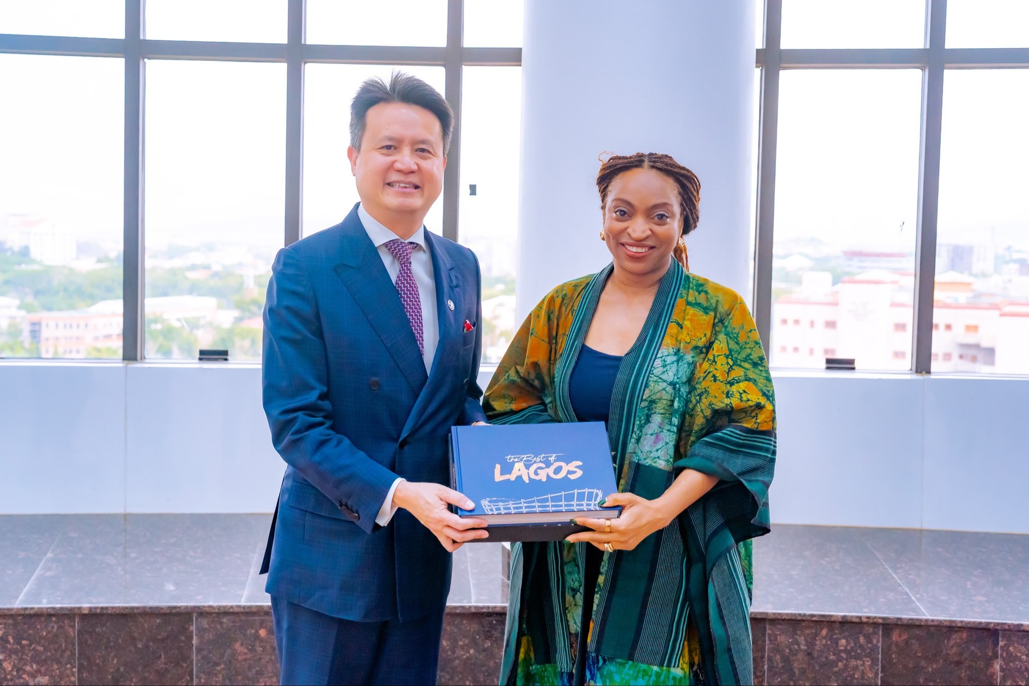 Nigeria's Minister of Industry, Trade and Investment, Dr Jumoke Oduwole and Director General of the World Intellectual Property Organisation, Daren Tang. Photo Source: Dr Jumoke Oduwole on X