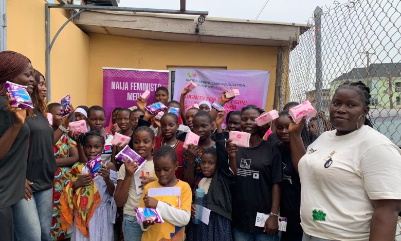 Participants at the Dignity for Every Girl Initiative. Source: Naija Feminists Media